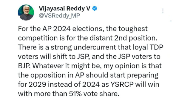ysrcp mp vijayasai reddy explains how votes transfer among tdp-jansena-bjp alliance