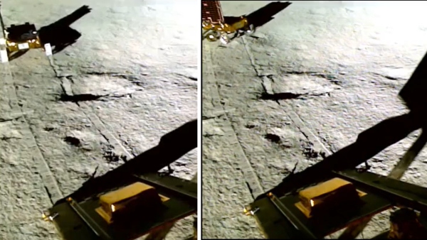 Chandrayaan 3: Watch Pragyan rover roams at the South Pole