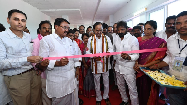  cm kcr launches the palamuru rangareddy lift irrigation scheme.