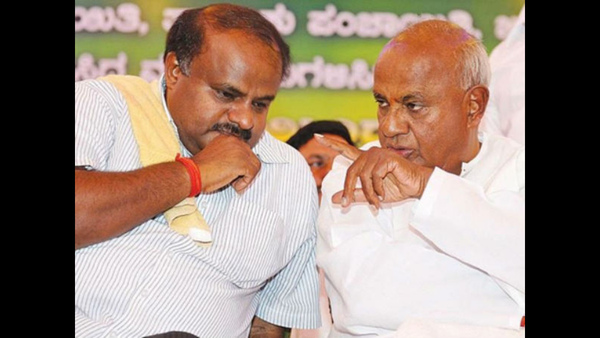 Deve Gowda and Kumaraswamy meets BJP leadership in Delhi, JD(S) likely to join NDA today Deve Gowda and Kumaraswamy meets BJP leadership in Delhi, JD(S) likely to join NDA today