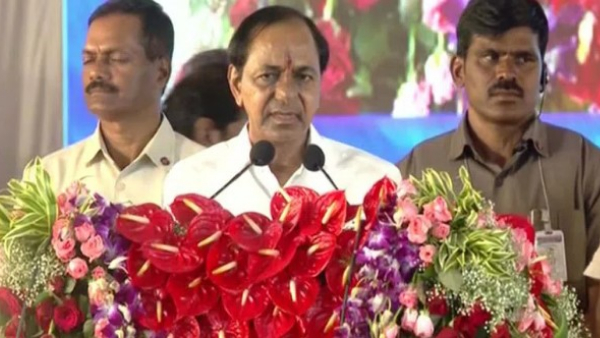  cm kcr launches the palamuru rangareddy lift irrigation scheme.