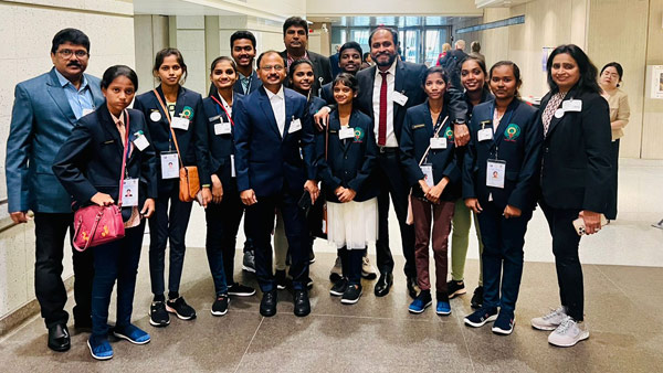 ap students visit imf headquarters as part of US tour-ys jagan paid thanks deputy md for welcome