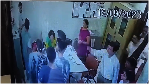 A video of a teacher being attacked is going viral on social media A video of a teacher being attacked is going viral on social media