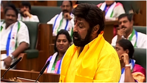 AP Assembly Speaker Warns Nandamuri Balakrishna over his behvior in Assembly, TDP MLAs Suspedned