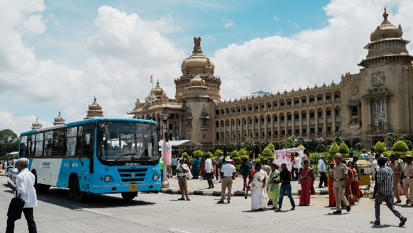 Kannadigas, who declared their full support for the Karnataka bandh, canceled 44 flights to Bengaluru. Kannadigas, who declared their full support for the Karnataka bandh, canceled 44 flights to Bengaluru.