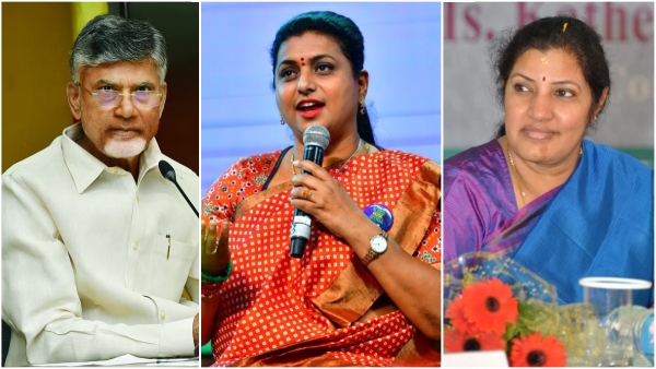 Minister Roja strong counter to Purandareswari and said karma theory to Chandrababu!!