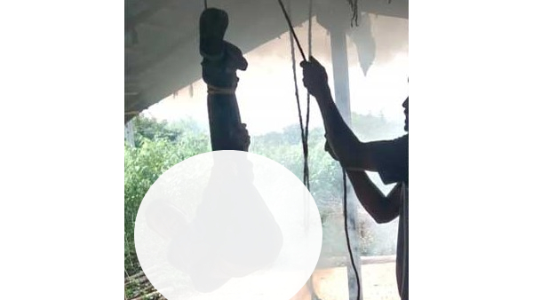 two youths were brutally beaten for doubt of lifting a goat, in mancherial district