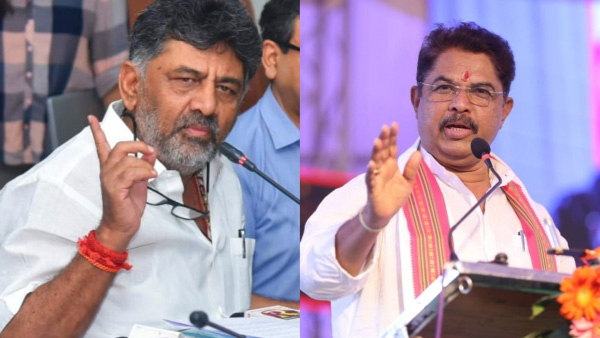 DCM DK Shivakumar is luring former Deputy Chief Minister R Ashoks followers into the Congress party DCM DK Shivakumar is luring former Deputy Chief Minister R Ashoks followers into the Congress party