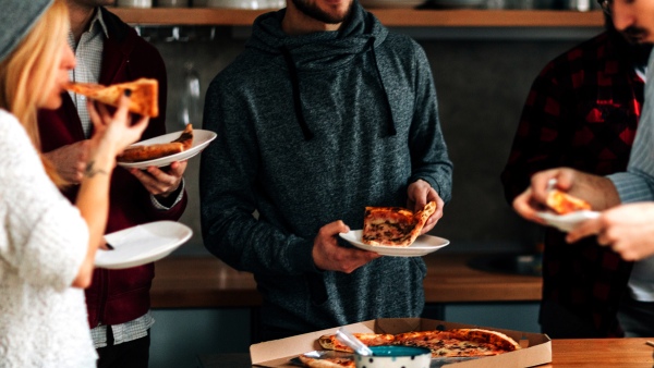 eating while standing is very dangerous