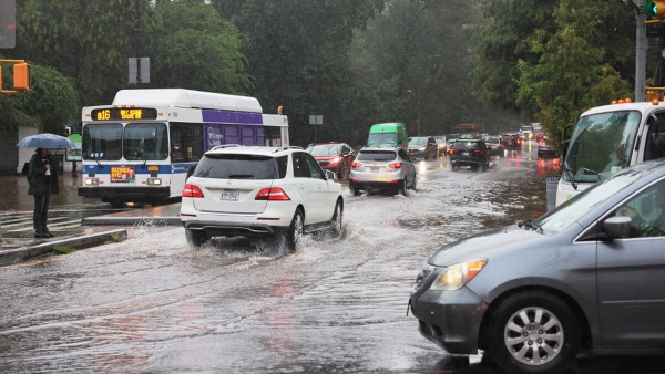 New York floods: declared a state of emergency after flash floods in the city New York floods: declared a state of emergency after flash floods in the city