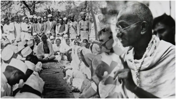 What is Gandhijis role in freedom movement..