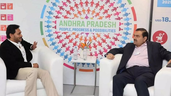 industrialist gautam adani met ap cm ys jagan, discuss on key projects in ap