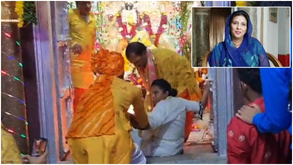 Maharani Jiteshwari Devi was arrested by the police for entering the sanctum sanctorum drunk