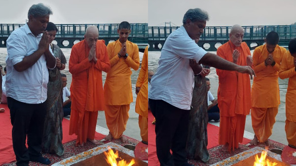 Yagna performed in the Rishikesh by MP Kesineni Nani, for the well being of Chandrababu