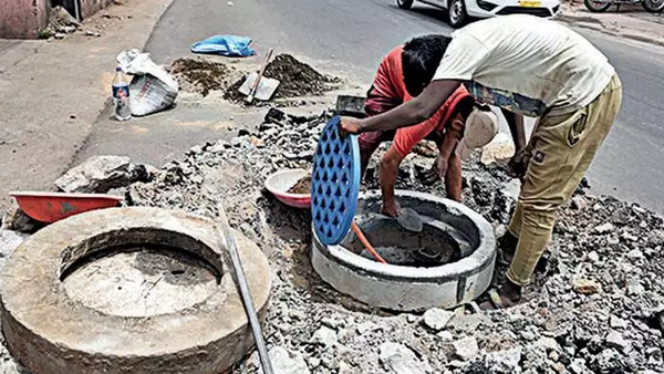 GHMC officials have arranged grills for 22 thousand manholes in Hyderabad