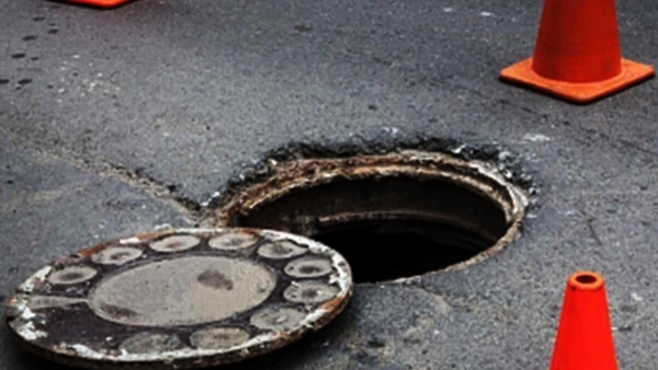 A boy who fell into a manhole in Pragati Nagar A boy who fell into a manhole in Pragati Nagar