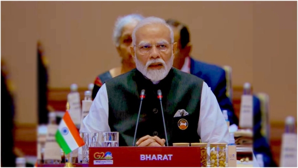 G20 Summit 2023: india changed to bharat in name plate before PM modi