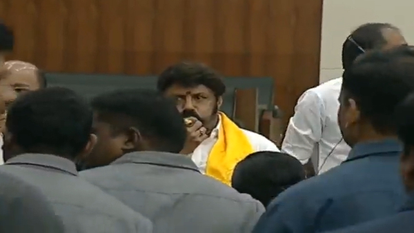 Speaker Serioys on TDP MLA Nandmuri Balakrishna, suspends two mlas 