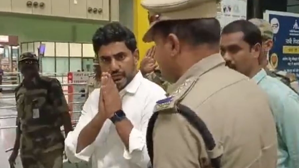 Nara Lokesh left for Delhi accompanied by MP Kinjarapu Ram Mohan Naidu