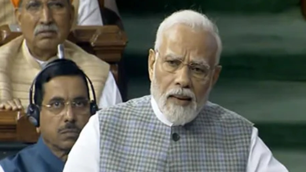 PM Modi made a reference to the bifurcation of Andhra Pradesh and blamed the Congress leadership PM Modi made a reference to the bifurcation of Andhra Pradesh and blamed the Congress leadership