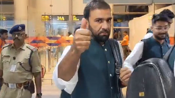 Pakistan cricket team have landed in Hyderabad for the World Cup 2023