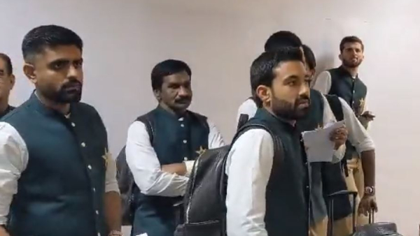Pakistan cricket team have landed in Hyderabad for the World Cup 2023
