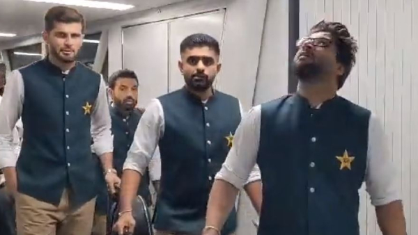 Pakistan cricket team have landed in Hyderabad for the World Cup 2023