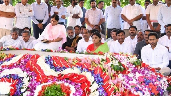 CM Jagan to pay tirubutes to his father YSR on 2nd Septemebr at Idupulapaya along with family members CM Jagan to pay tirubutes to his father YSR on 2nd Septemebr at Idupulapaya along with family members