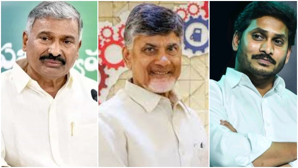 Leaders of own party YCP protested by blocking Minister Peddireddys convoy in Kuppam.