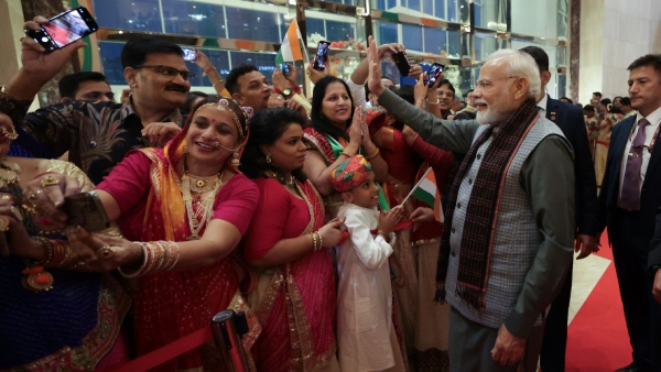  PM Modi Arrives In Indonesia To Attend ASEAN-India, East Asia Summits, indian diaspora welcomes him