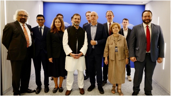 Rahul Gandhi meets members of European Parliament in Brussels: discussed on Manipur situation