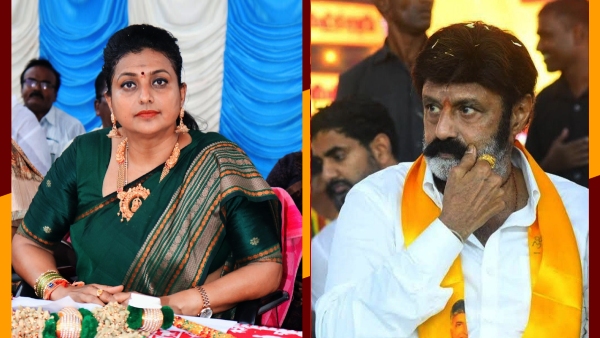 Minister Roja made serious comments against Nandmuri Balakrishna over his behaviour in the Assembly