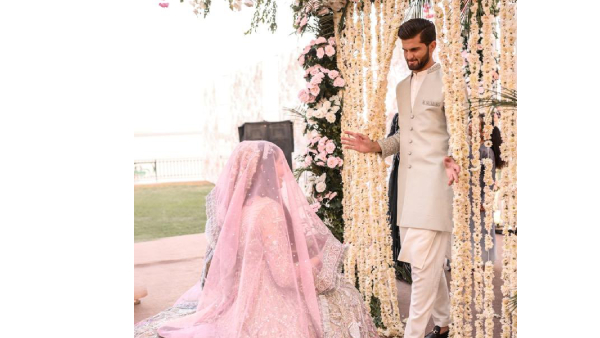 Pakistan pacer Shaheen Shah Afridi tied the knot with Shahid Afridi’s daughter Ansha
