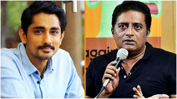 As a Kannadiga..: prakash Raj apologises to cine hero siddharth