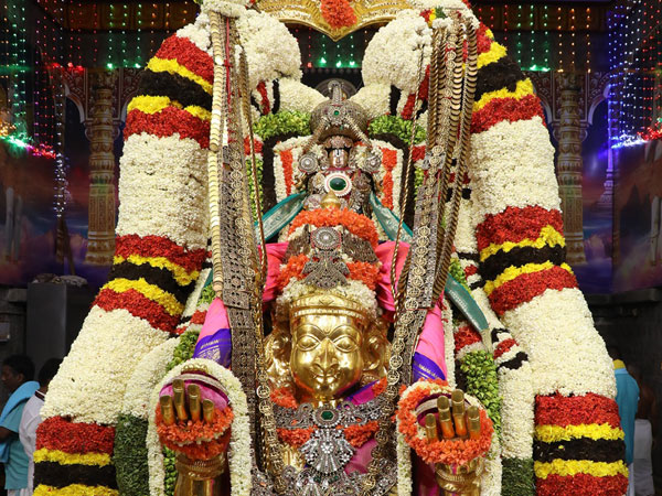 two lakh devotees participated in the Srivari Garuda Vahana Seva 