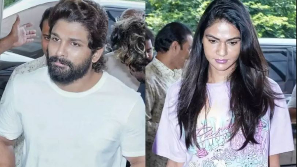 Allu Arjun left Delhi with his wife... do you know why..