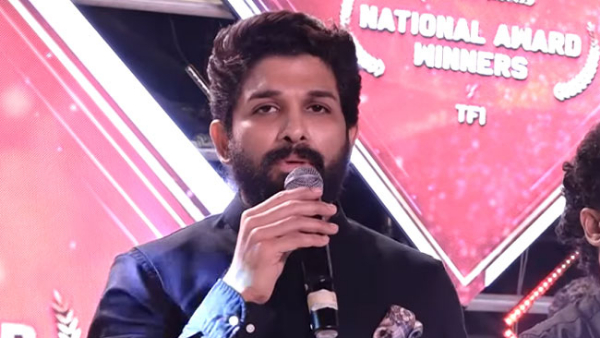 Allu Arjun made interesting comments about the National Award..!