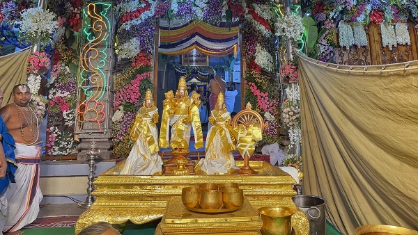 Srivari Navratri Brahmotsavams complete with Chakrasnanam at Tirumala