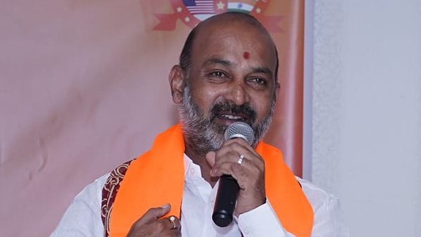 KCR is my Guru: bandi sanjay hits out brs govt and ktr