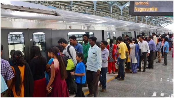 Bengaluru Metro officials have introduced special tickets on the days of ODI World Cup cricket matches