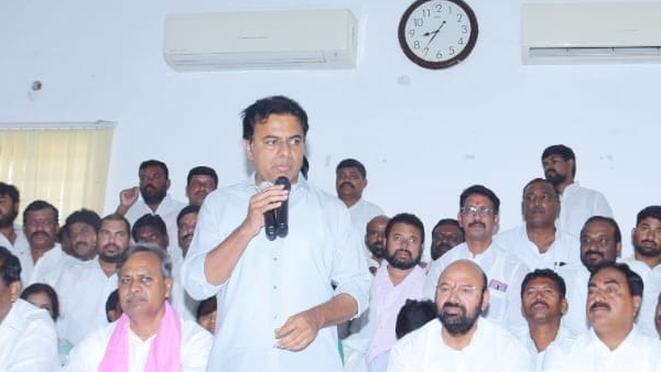 BJP steering in adanis hand: KTR counter to amit shah comments on brs govt. BJP steering in adanis hand: KTR counter to amit shah comments on brs govt.
