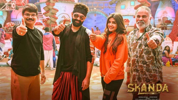 boyapati srinu new movie skanda latest update