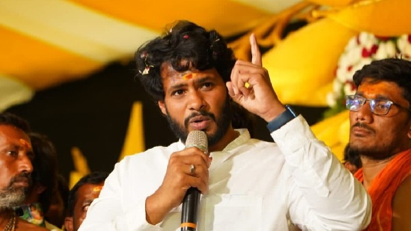 Movie hero and JDS leader Nikhil Kumaraswamy met UP CM Adityanath