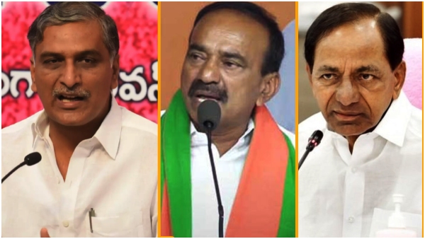 Etala Rajendar hits out at KCR and Harish Rao