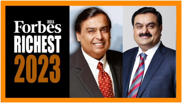 Forbes India Rich List 2023: Mukesh Ambani tops, Adani falls!!