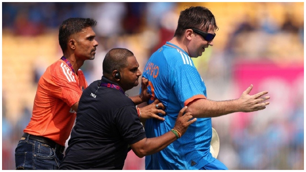 IND vs AUS, World Cup 2023: Team India fan Jarvo again at the Chepauk Stadium