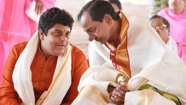  Grandson campaign for grandfather.. KTR son Himanshu election campaign in social media