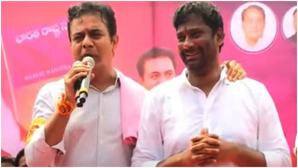 If he will minister..: minister KTR praises chennur MLA balka suman