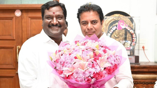 malkajgiri dcc president nandikanti sridhar joined BRS in the presence of ktr malkajgiri dcc president nandikanti sridhar joined BRS in the presence of ktr