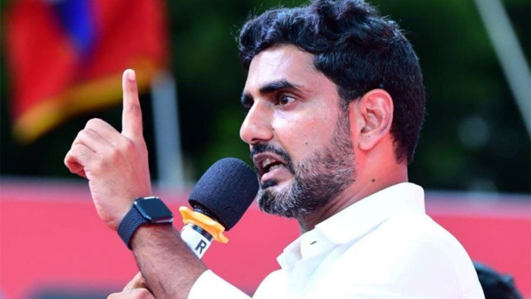 Nara Lokesh becomes Emotional in party meeting over Chandra Babu Arrest and Cases against him